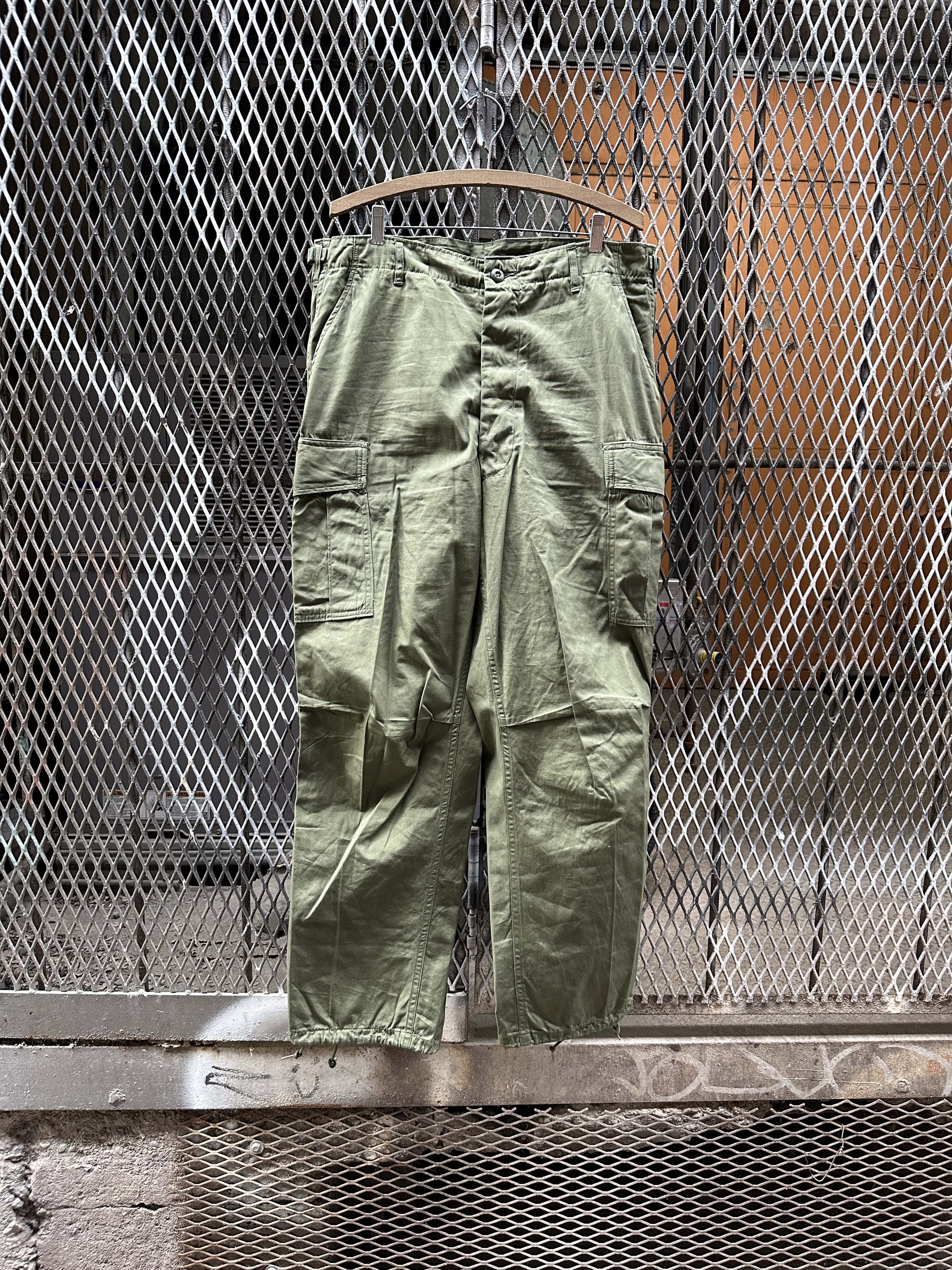 1967 U.S.Army OG-107 Cotton Poplin Jungle Fatigue Cargo